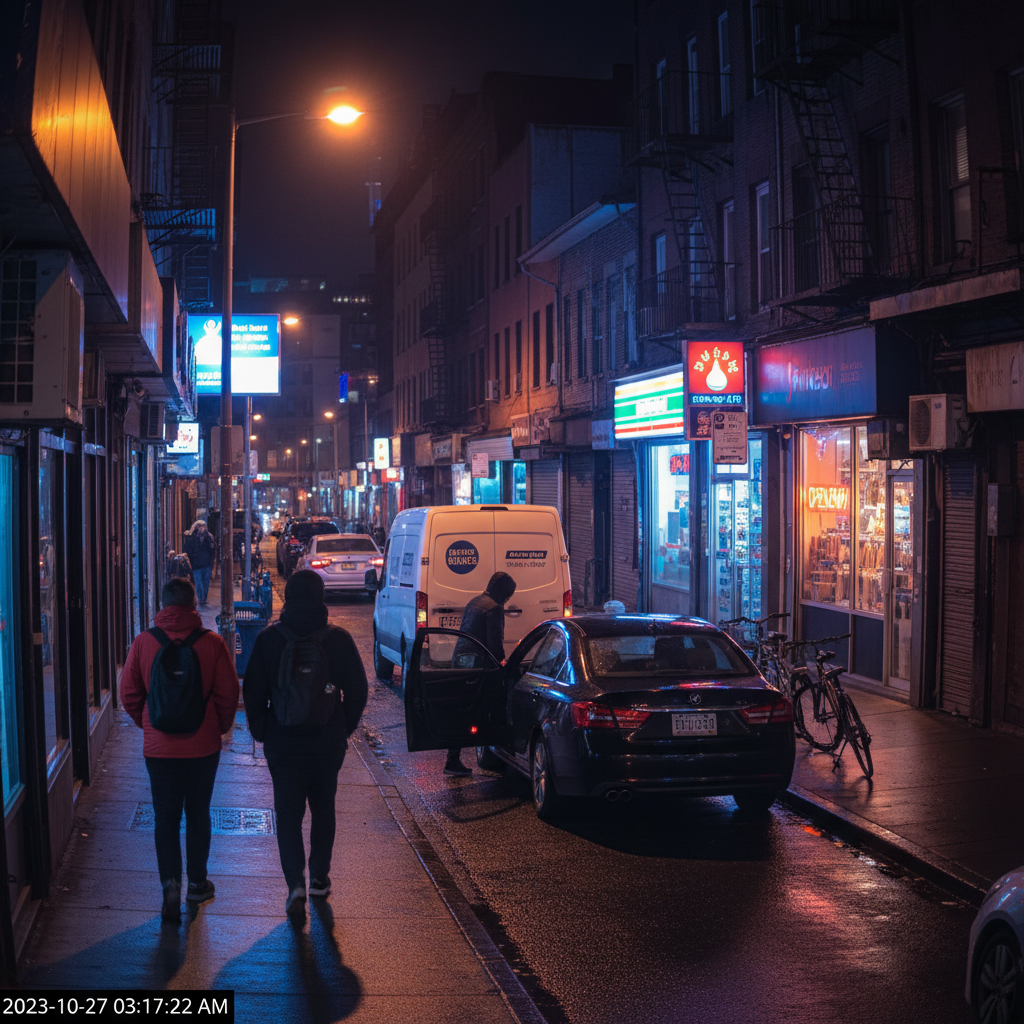 Câmera Full-Color em ambiente noturno