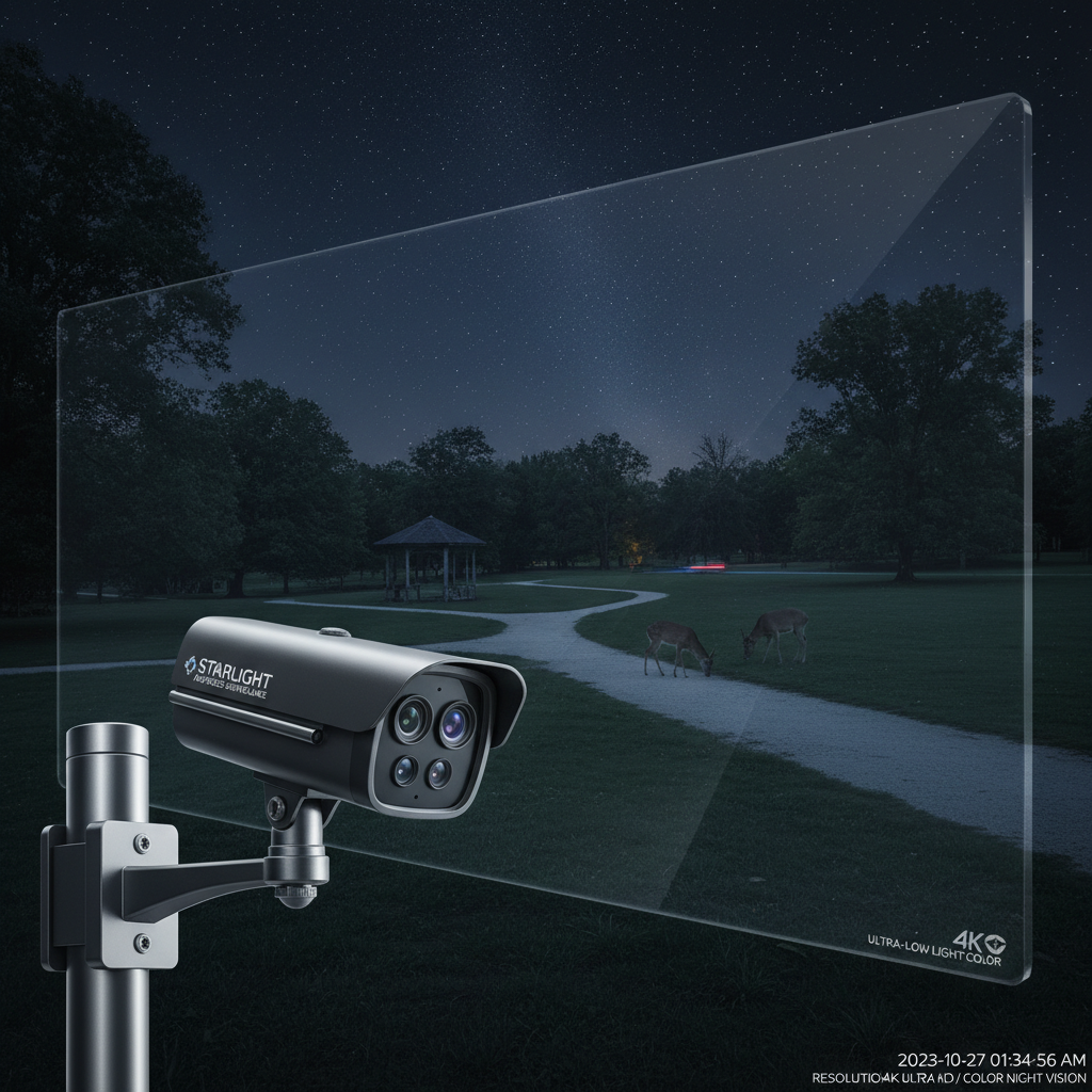 Tecnologia Starlight em câmeras de segurança