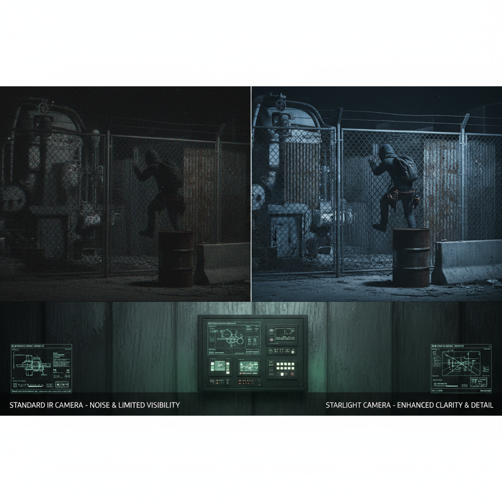 Desafios de uma câmera Starlight