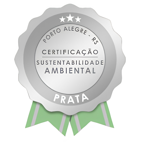 Selo da Certificação em Sustentabilidade Ambiental de Porto Alegre, modalidade Prata